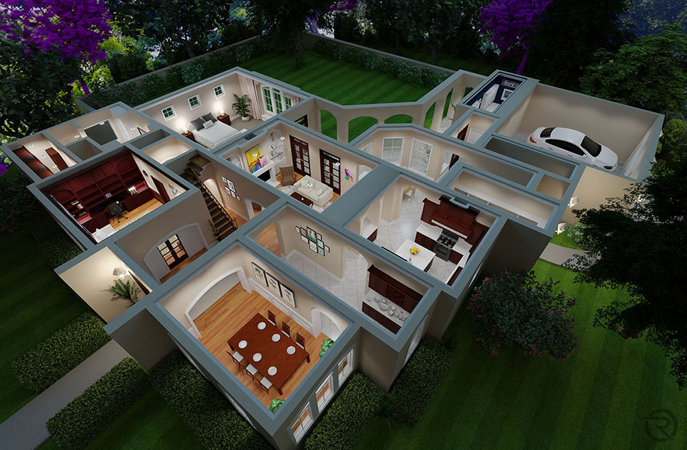 3D House FloorPlan