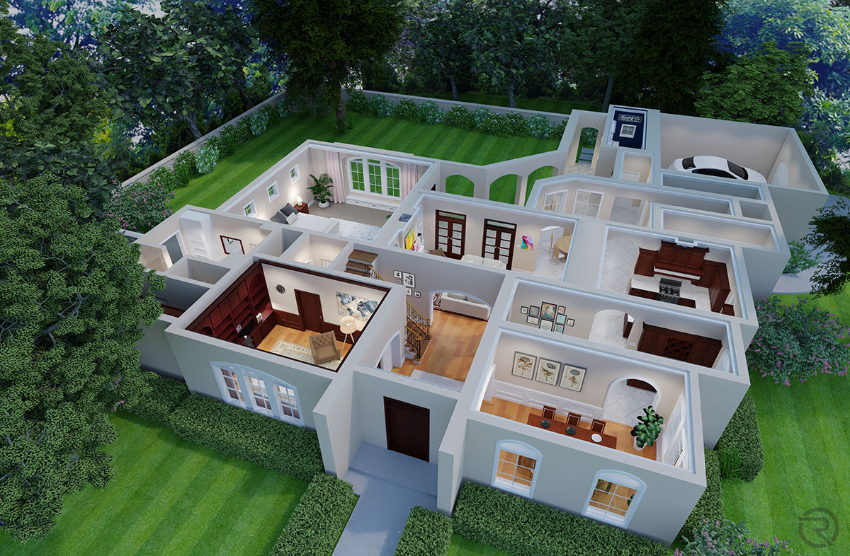 3D House FloorPlan