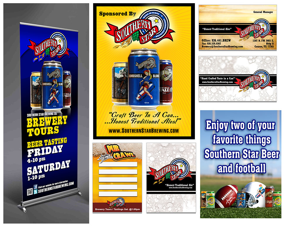 Southern Star Brewery Print Marketing